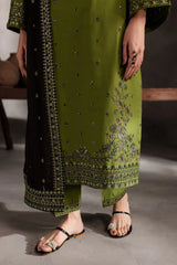 Zaitoon - 3pcs - Lawn Embroidered