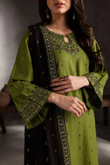 Zaitoon - 3pcs - Lawn Embroidered