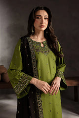 Zaitoon - 3pcs - Lawn Embroidered
