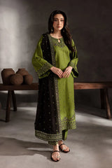 Zaitoon - 3pcs - Lawn Embroidered