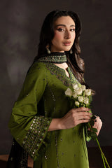 Zaitoon - 3pcs - Lawn Embroidered