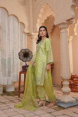 Noor-e-Chashm - Embroided 3 piece