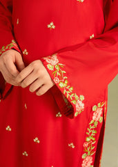 Rosy Charm Embroidered Outfit