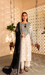 Sheherzaad - 3pcs Embroidered