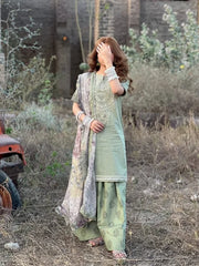 Saibaan - 3 Piece - Embroidered Lawn Suit