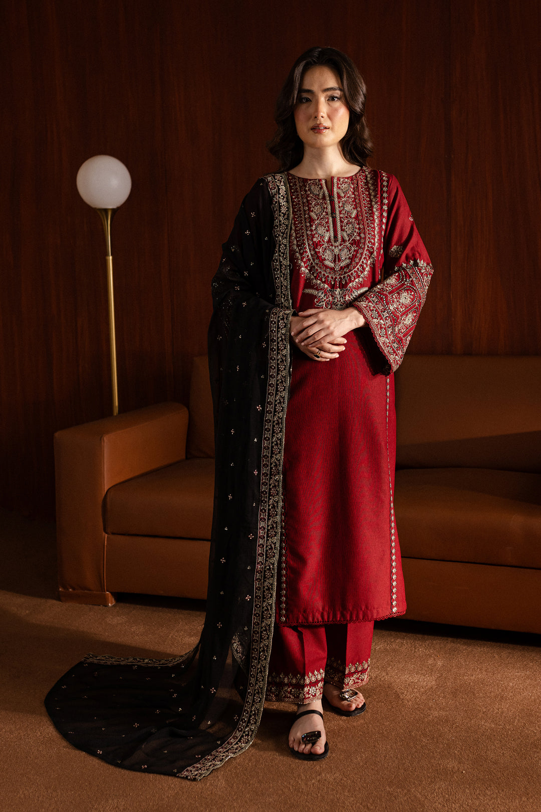 Mahrosh 3Pc - Embroidered Lawn Dress