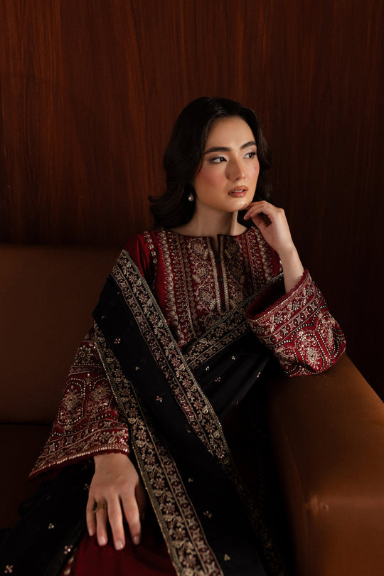 Mahrosh 3Pc - Embroidered Lawn Dress